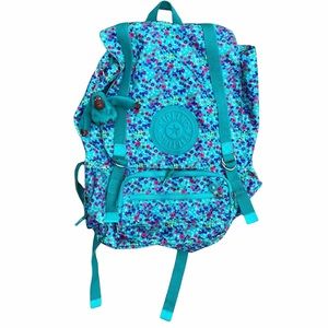Kipling floral backpack with gorilla